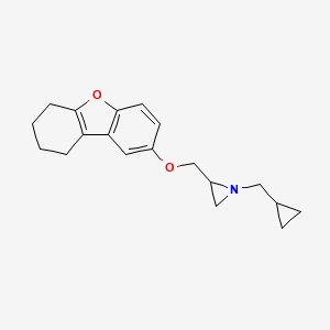 1-(Cyclopropylmethyl)-2-(6,7,8,9-tetrahydrodibenzofuran-2-yloxymethyl)aziridine