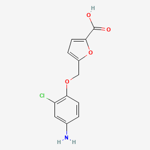 5-((4-Amino-2-chlorophenoxy)methyl)furan-2-carboxylic acid