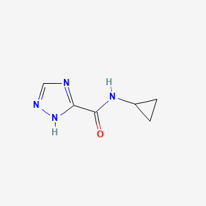N-cyclopropyl-1H-1,2,4-triazole-5-carboxamide