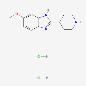 5-Methoxy-2-piperidin-4-yl-1H-benzimidazole dihydrochloride