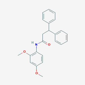 molecular formula C23H23NO3 B291197 N-(2,4-dimethoxyphenyl)-3,3-diphenylpropanamide 