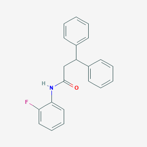 N-(2-Fluorophenyl)-3,3-diphenylpropanamide