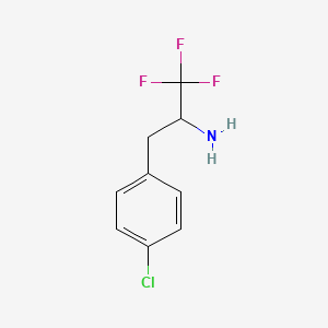 3,3,3-Trifluoro-1-(4-chlorophenyl)-2-propylamine