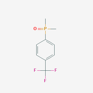 molecular formula C9H10F3OP B2912003 1-Dimethylphosphoryl-4-(trifluoromethyl)benzene CAS No. 1333230-26-4