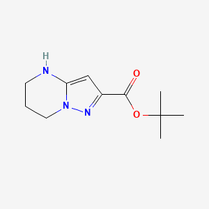 B2912021 Tert-butyl 4,5,6,7-tetrahydropyrazolo[1,5-a]pyrimidine-2-carboxylate CAS No. 2248353-42-4