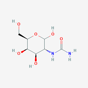 molecular formula C7H14N2O6 B2912022 2-(carbamoylamino)-2-deoxy-D-galactopyranose CAS No. 1190690-72-2