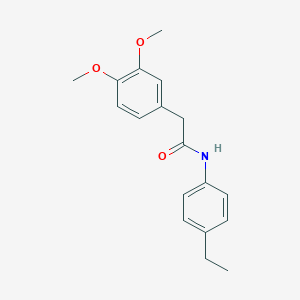 2-(3,4-dimethoxyphenyl)-N-(4-ethylphenyl)acetamide