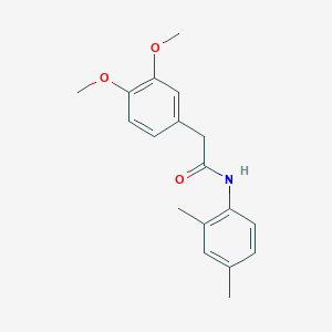 molecular formula C18H21NO3 B291207 2-(3,4-dimethoxyphenyl)-N-(2,4-dimethylphenyl)acetamide 