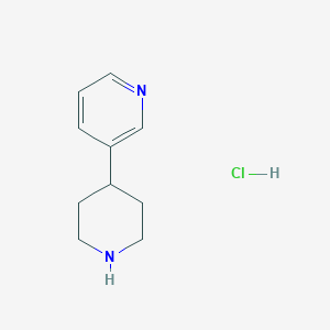 molecular formula C10H15ClN2 B2912148 3-(Piperidin-4-yl)pyridine hydrochloride CAS No. 690261-73-5