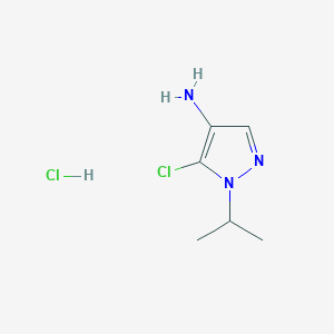 5-Chloro-1-propan-2-ylpyrazol-4-amine;hydrochloride