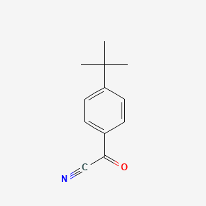 molecular formula C12H13NO B2912155 4-Tert-butylbenzoyl cyanide CAS No. 179612-25-0