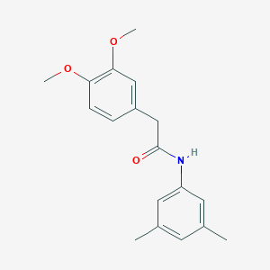 molecular formula C18H21NO3 B291216 2-(3,4-dimethoxyphenyl)-N-(3,5-dimethylphenyl)acetamide 