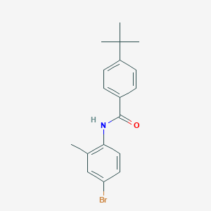 molecular formula C18H20BrNO B291217 N-(4-bromo-2-methylphenyl)-4-tert-butylbenzamide 