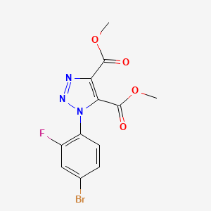 dimethyl 1-(4-bromo-2-fluorophenyl)-1H-1,2,3-triazole-4,5-dicarboxylate