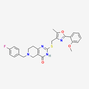 N-(cyclohexylmethyl)-5-{[4-(isobutyrylamino)phenoxy]methyl}isoxazole-3-carboxamide