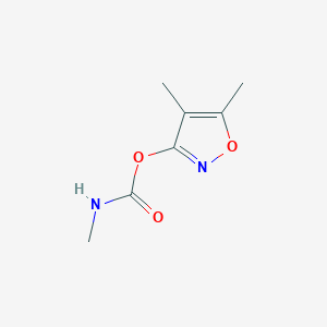 molecular formula C7H10N2O3 B2912226 dimethyl-1,2-oxazol-3-yl N-methylcarbamate CAS No. 24240-88-8
