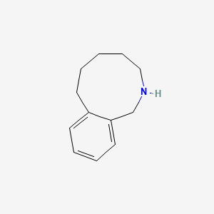 molecular formula C12H17N B2912233 2,3,4,5,6,7-hexahydro-1H-2-benzazonine CAS No. 1378804-97-7