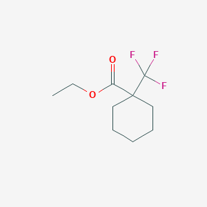 molecular formula C10H15F3O2 B2912245 1-(三氟甲基)环己烷-1-甲酸乙酯 CAS No. 403981-04-4