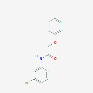 molecular formula C15H14BrNO2 B291225 N-(3-bromophenyl)-2-(4-methylphenoxy)acetamide 