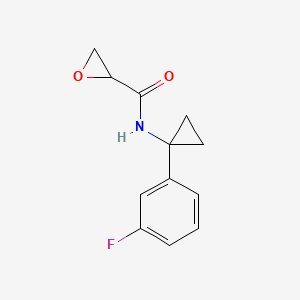 N-[1-(3-Fluorophenyl)cyclopropyl]oxirane-2-carboxamide