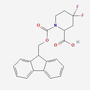 1-(9H-Fluoren-9-ylmethoxycarbonyl)-4,4-difluoropiperidine-2-carboxylic acid