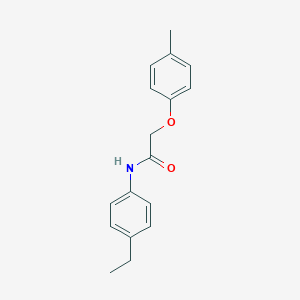 molecular formula C17H19NO2 B291227 N-(4-ethylphenyl)-2-(4-methylphenoxy)acetamide 