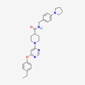 N-benzyl-N'-{4-[2-(1-phenyl-1H-benzimidazol-2-yl)ethyl]phenyl}urea