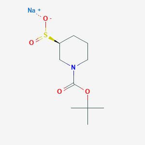 Sodium (3S)-1-[(tert-butoxy)carbonyl]piperidine-3-sulfinate