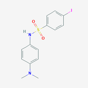 molecular formula C14H15IN2O2S B291231 N-[4-(dimethylamino)phenyl]-4-iodobenzenesulfonamide 
