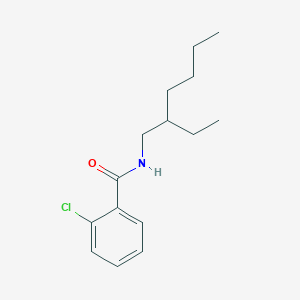 molecular formula C15H22ClNO B291233 2-chloro-N-(2-ethylhexyl)benzamide 