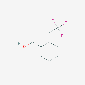 molecular formula C9H15F3O B2912333 [2-(2,2,2-Trifluoroethyl)cyclohexyl]methanol CAS No. 2460757-63-3