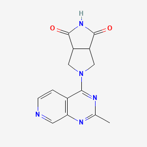 5-(2-Methylpyrido[3,4-d]pyrimidin-4-yl)-3a,4,6,6a-tetrahydropyrrolo[3,4-c]pyrrole-1,3-dione