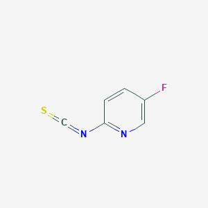 molecular formula C6H3FN2S B2912335 Pyridine, 5-fluoro-2-isothiocyanato- CAS No. 1103425-74-6