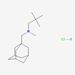[(Adamantan-1-yl)methyl](2,2-dimethylpropyl)methylamine hydrochloride
