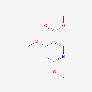 molecular formula C9H11NO4 B2912351 Methyl 4,6-dimethoxypyridine-3-carboxylate CAS No. 905563-73-7