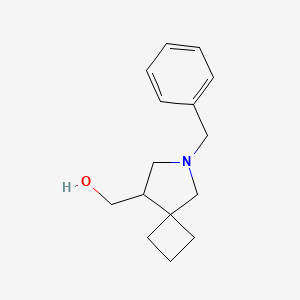 molecular formula C15H21NO B2912363 (6-Benzyl-6-azaspiro[3.4]octan-8-yl)methanol CAS No. 2228824-10-8