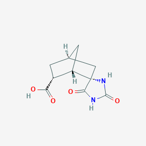 (1S,2R,4R,6S)-2',5'-Dioxospiro[bicyclo[2.2.1]heptane-6,4'-imidazolidine]-2-carboxylic acid