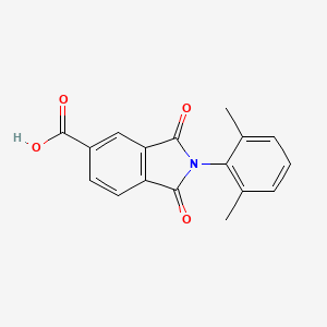 2-(2,6-dimethylphenyl)-1,3-dioxo-2,3-dihydro-1H-isoindole-5-carboxylic acid