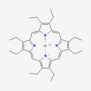 molecular formula C36H44N4Ni B2912421 2,3,7,8,12,13,17,18-Octaethyl-21H,23H-porphine nickel(II) CAS No. 24803-99-4