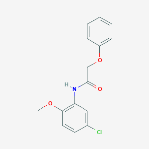 molecular formula C15H14ClNO3 B291246 N-(5-Chloro-2-methoxyphenyl)-2-phenoxyacetamide 