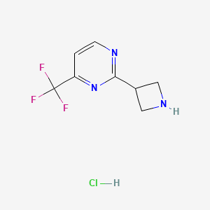 2-(Azetidin-3-yl)-4-(trifluoromethyl)pyrimidine hydrochloride