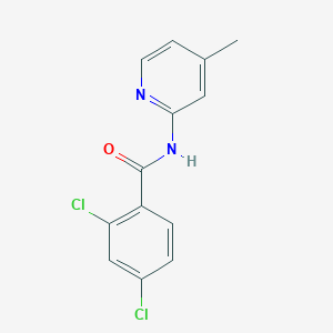 molecular formula C13H10Cl2N2O B291247 2,4-dichloro-N-(4-methyl-2-pyridinyl)benzamide 