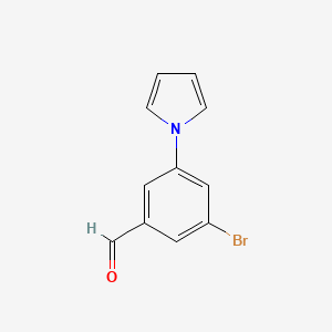 3-Bromo-5-pyrrol-1-ylbenzaldehyde