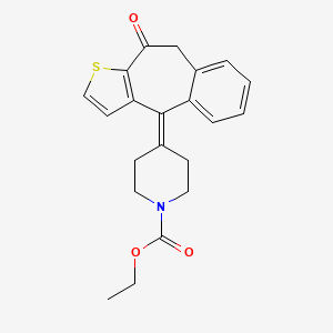 ethyl 4-(10-oxo-9,10-dihydro-4H-benzo[4,5]cyclohepta[1,2-b]thiophen-4-ylidene)piperidine-1-carboxylate