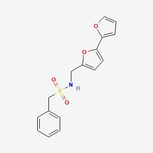 N-([2,2'-bifuran]-5-ylmethyl)-1-phenylmethanesulfonamide