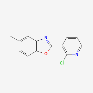 2-(2-Chloropyridin-3-yl)-5-methyl-1,3-benzoxazole