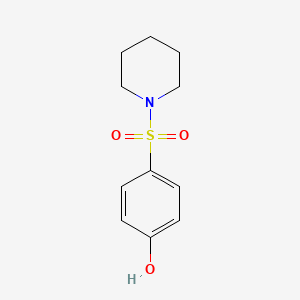 molecular formula C11H15NO3S B2912553 4-(Piperidine-1-sulfonyl)phenol CAS No. 99986-71-7