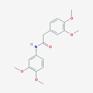 molecular formula C18H21NO5 B291256 N,2-bis(3,4-dimethoxyphenyl)acetamide 