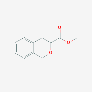 molecular formula C11H12O3 B2912564 methyl 3,4-dihydro-1H-2-benzopyran-3-carboxylate CAS No. 219874-06-3