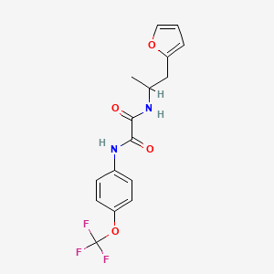 N1-(1-(furan-2-yl)propan-2-yl)-N2-(4-(trifluoromethoxy)phenyl)oxalamide